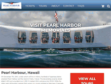 Tablet Screenshot of pearlharbouroahu.com